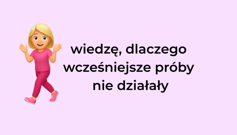 pierwszy krok do prawdziwej zmiany